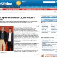 Il mattino di Padova “Carlo, nipote dell’onorevole DC, che vive per il cinema”