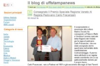 inTopic.it “Cortinametraggio: Premio Speciale Regione Veneto al regista padovano Carlo Fracanzani”