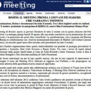 Meetingrimini.it “Rimini: the Meeting gives a prize to the young filmakers who talk about the infinity”